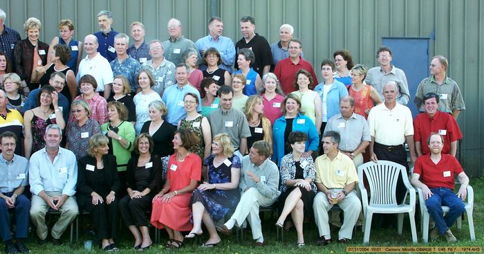 Click this photo to go to Saturday night AHS 1974 30 year reunion photo album